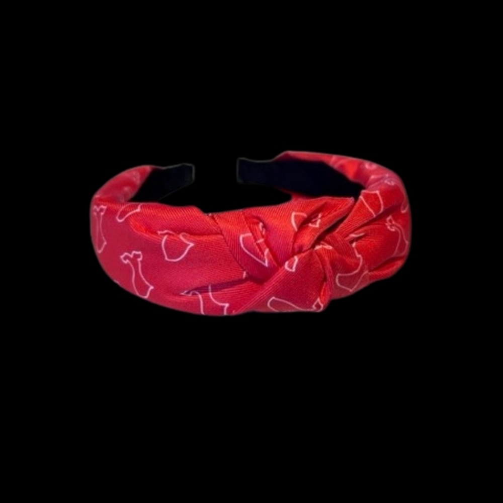 Go Red for Women Knotted Headband Red Dress Design American Heart Association